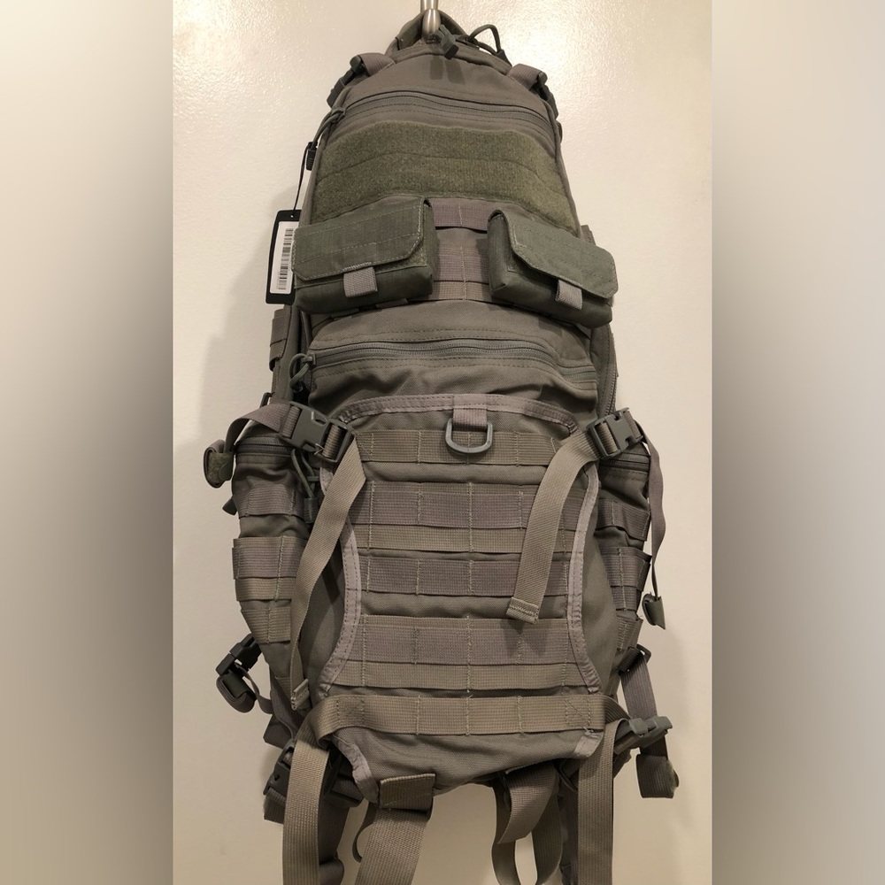 Triple Aught Design Gray and Green Backpack